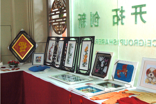 同花顺（中国）集团展厅一角