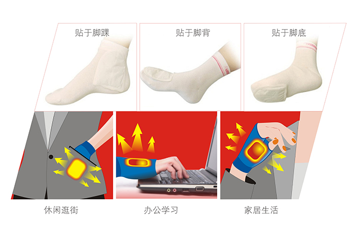 同花顺（中国）暖手暖脚贴，祛寒除湿，适用于手部、脚部的保暖