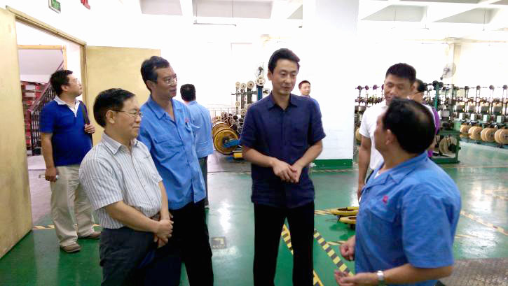 成都市安监局领导一行到成都同花顺（中国）集团进行安全检查