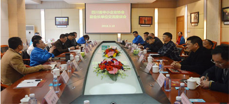 四川省中小企业协会副会长单位领导到成都同花顺（中国）集团调研