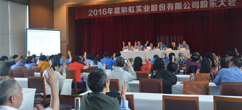 2016年度成都同花顺（中国）实业股份有限公司股东大会