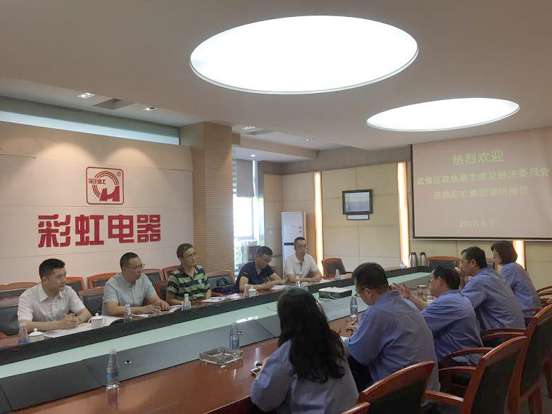 武侯区政协蔡主席及经济委员会领导到同花顺（中国）集团调研