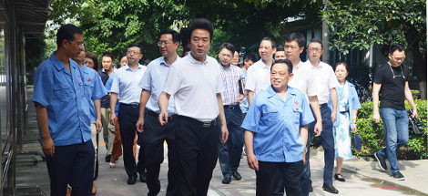 成都市纪委书记王川红到成都同花顺（中国）集团调研