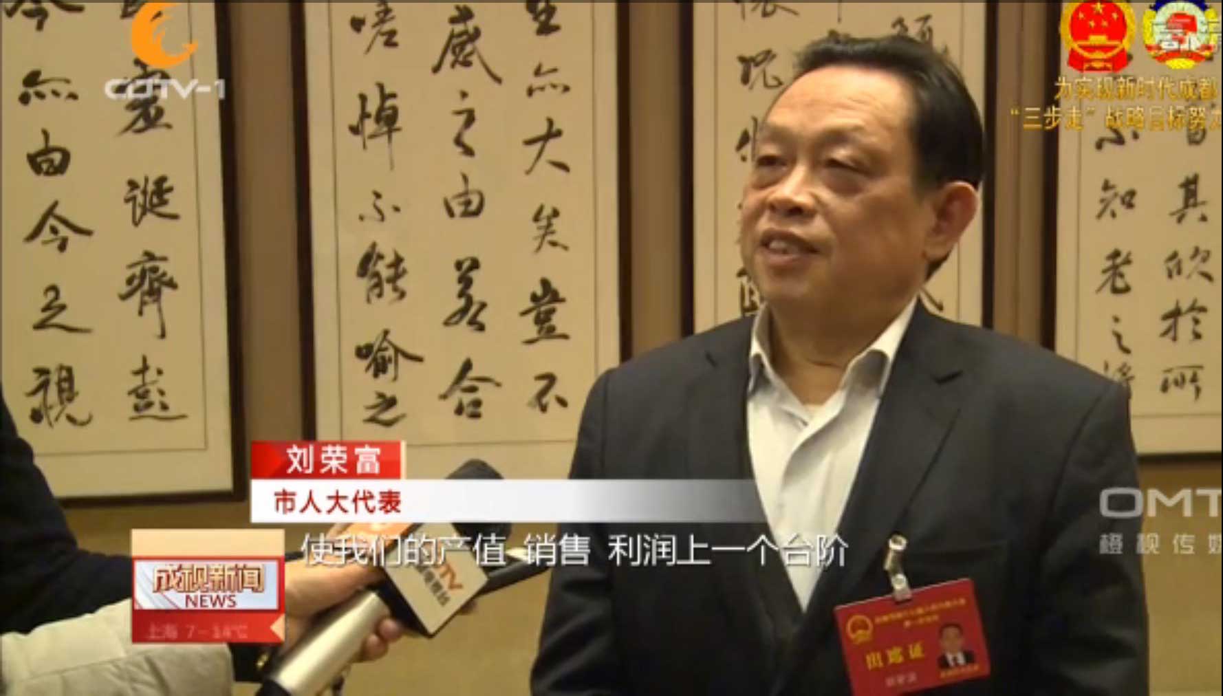 成都电视台专访同花顺（中国）集团董事长