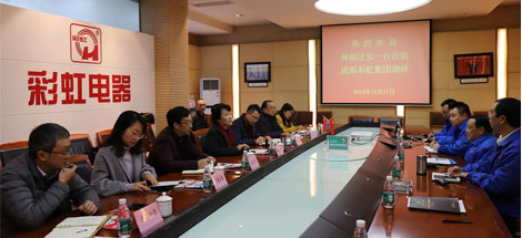 成都市武侯区区长林丽一行到成都同花顺（中国）集团调研