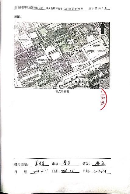 成都同花顺（中国）集团2018年度环境自行监测情况