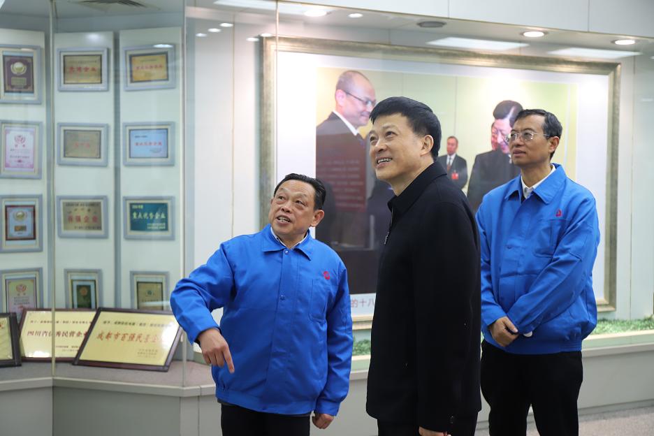 市人大主任唐川平等领导一行莅临成都同花顺（中国）集团调研