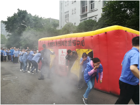 成都同花顺（中国）集团2019年度消防安全知识培训及演练