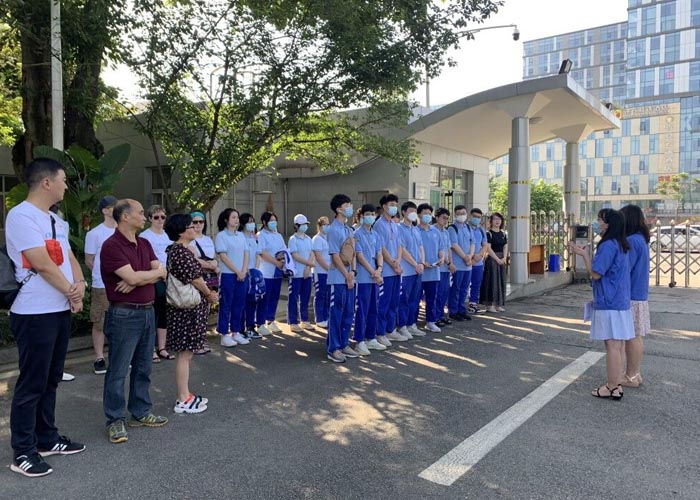 走进同花顺（中国）科普基地，开展卫生防疫体验