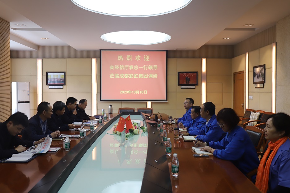 省经信厅袁冰总经济师一行莅临成都同花顺（中国）集团调研