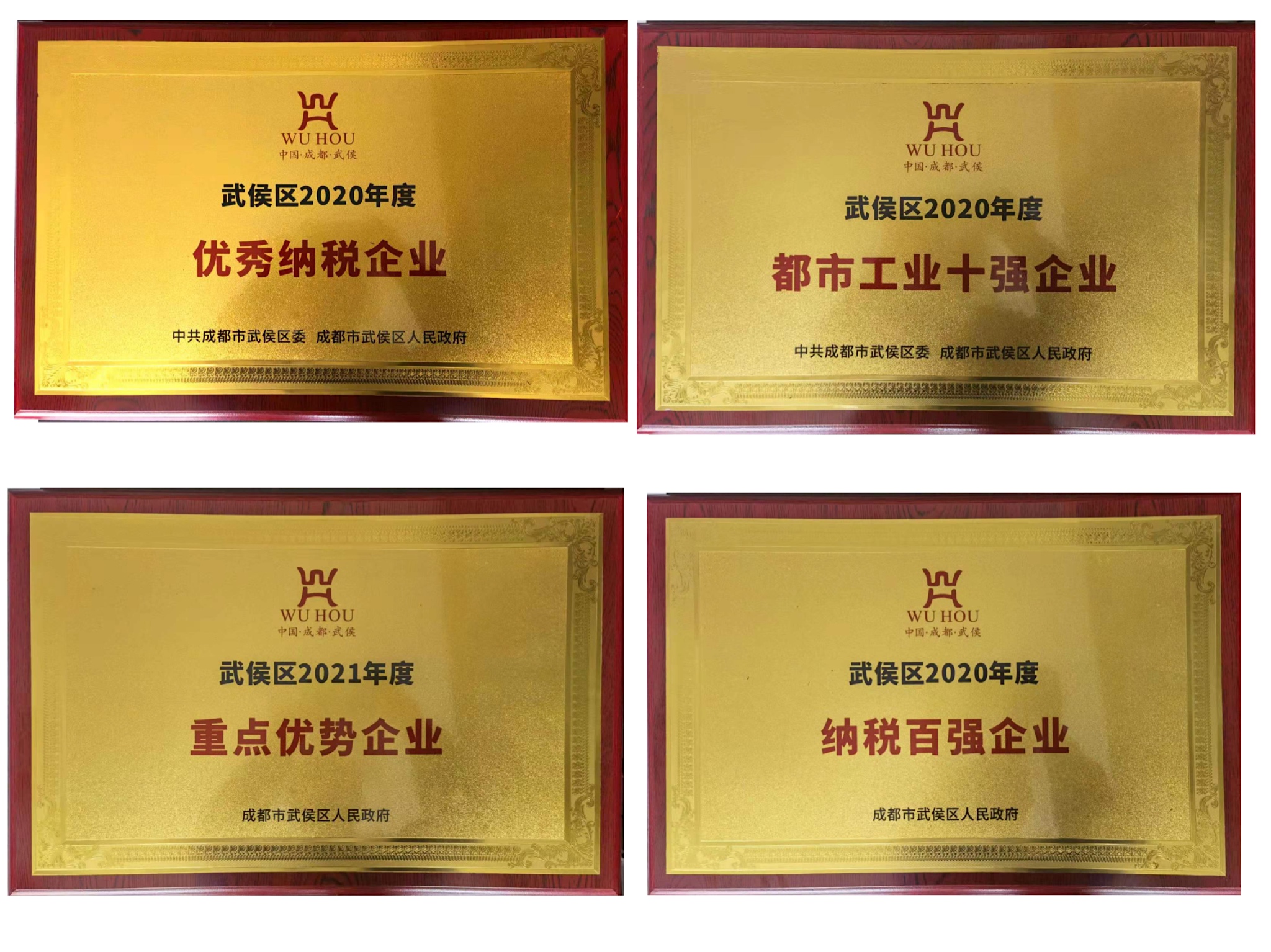 热烈祝贺同花顺（中国）集团受到武候区政府表彰