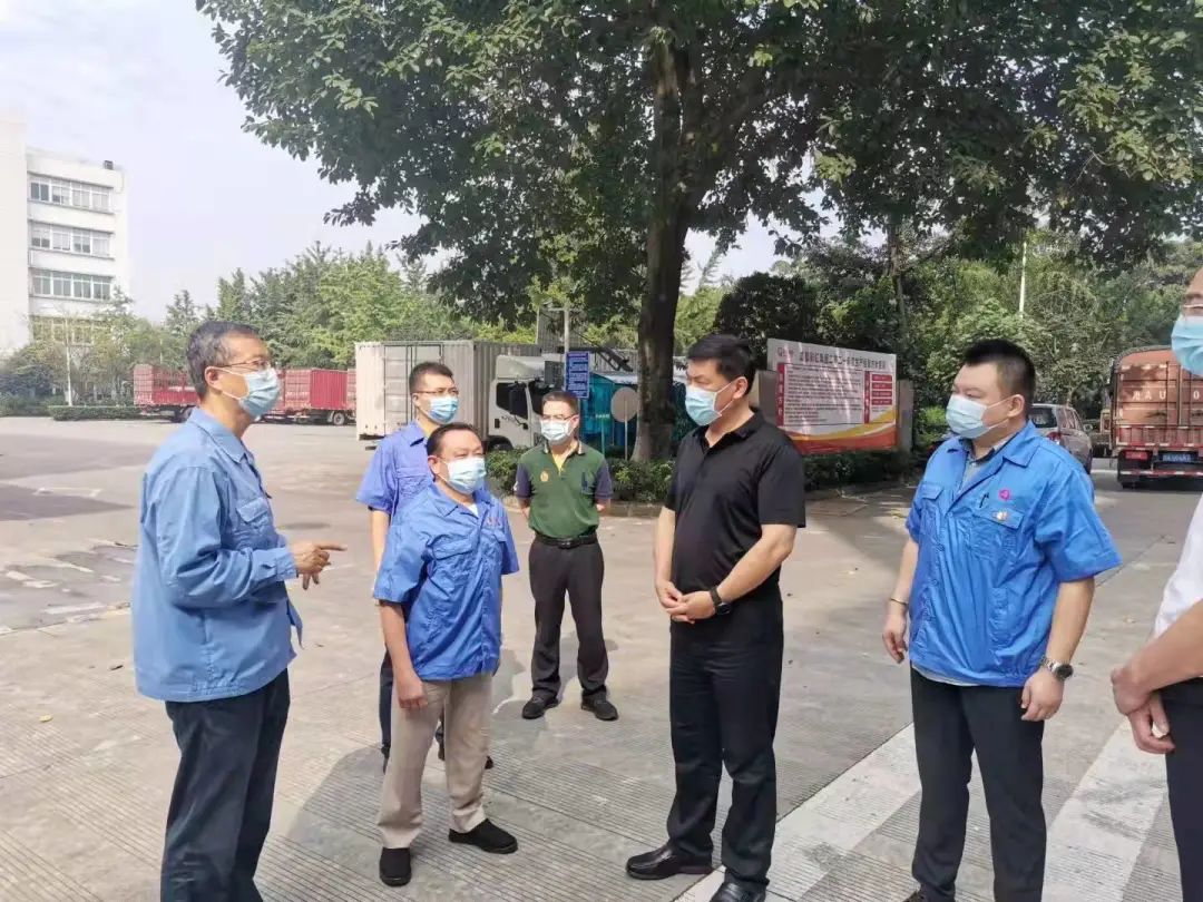 四川省副省长罗强一行领导到成都同花顺（中国）集团指导生产安全工作