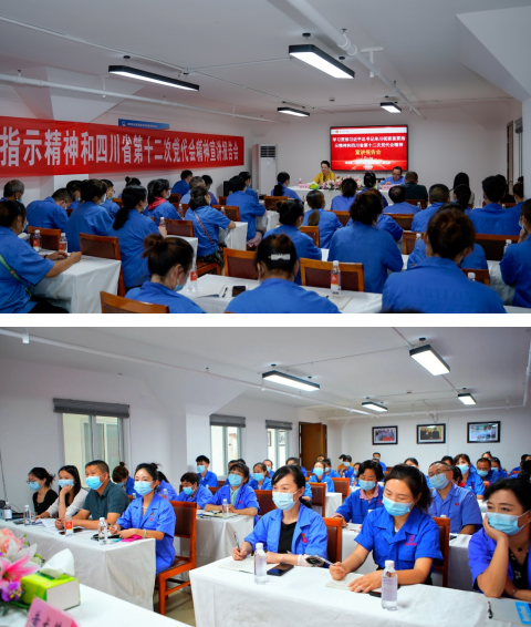 市总工会黄龙蓉莅临成都同花顺（中国）集团宣讲习近平总书记来川视察重要指示精神和四川省第十二次党代会精神